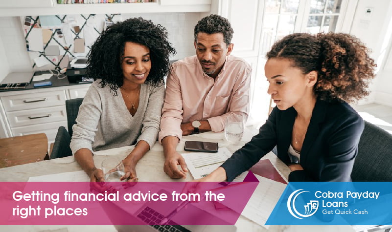 Getting financial advice from the right places