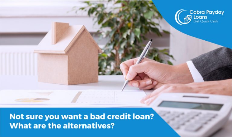 Not sure you want a bad credit loan