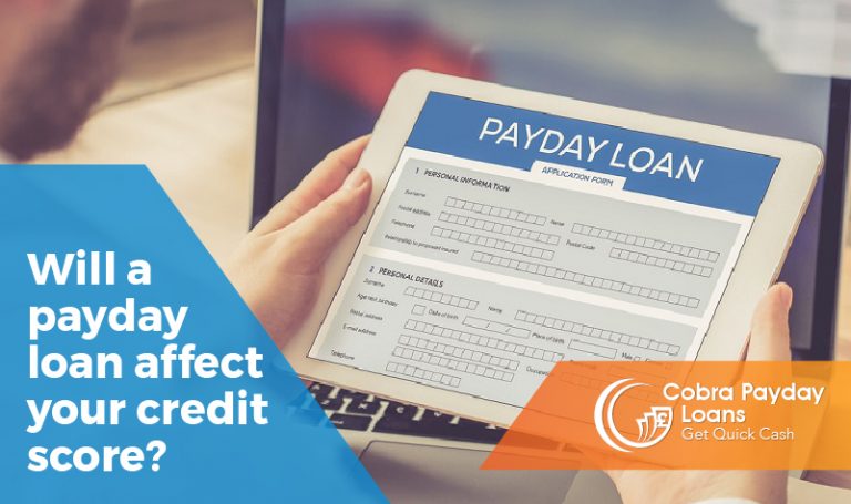 Will a payday loan affect your credit score