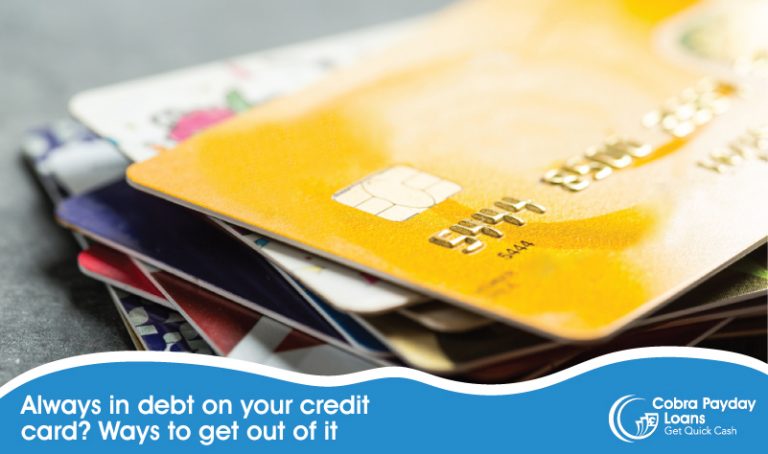 Get out of credit card debt